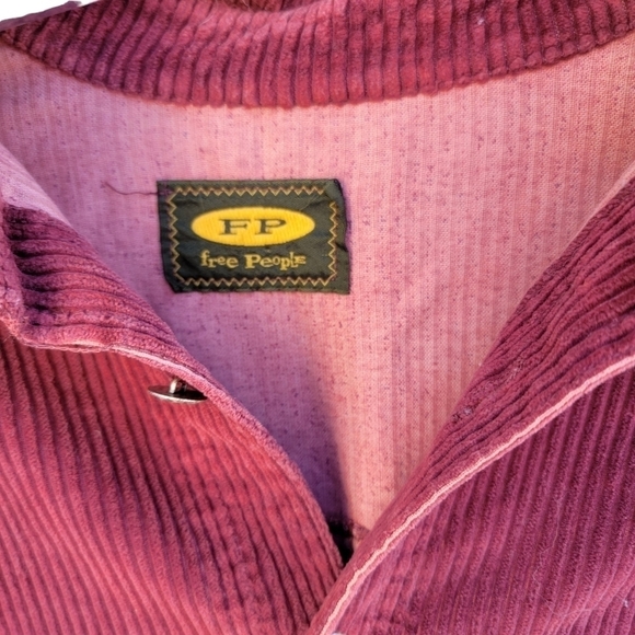Vintage y2k free people corduroy button up shacket - Picture 3 of 7